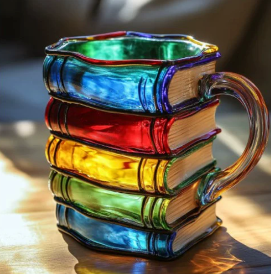 Deutsches Bleifreies Kristallglas Handgefertigter Buchkunst Becher Exquisites Glasdesign Natürliche Authentizität