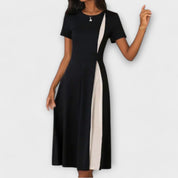 Robe Midi Noir et Blanc