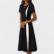 Robe Midi Noir et Blanc