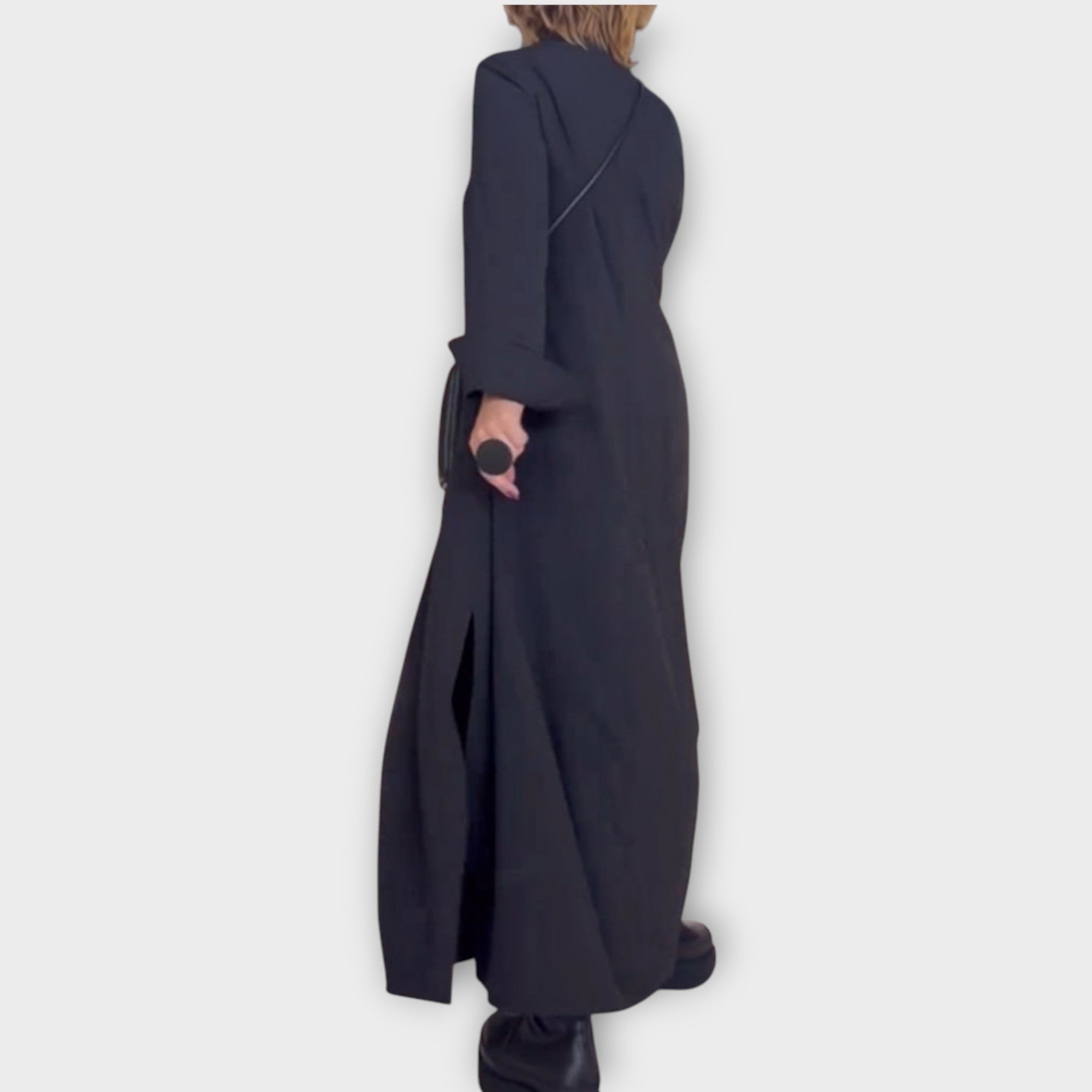 Robe Maxi à Col Détendu