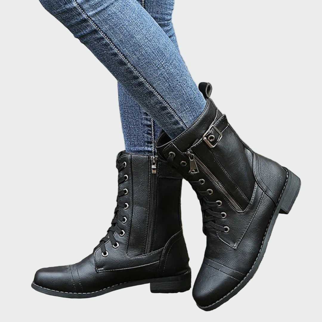 Bottes en cuir orthopédiques