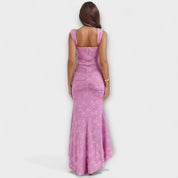 Robe Longue avec Corset Élégant et Raffiné