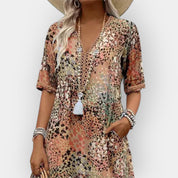 Robe Midi Florale avec Style