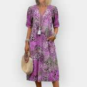 Robe Midi Florale avec Style