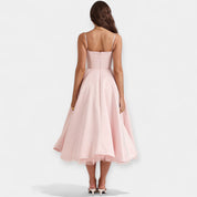 Robe Midi avec Tulle et Style