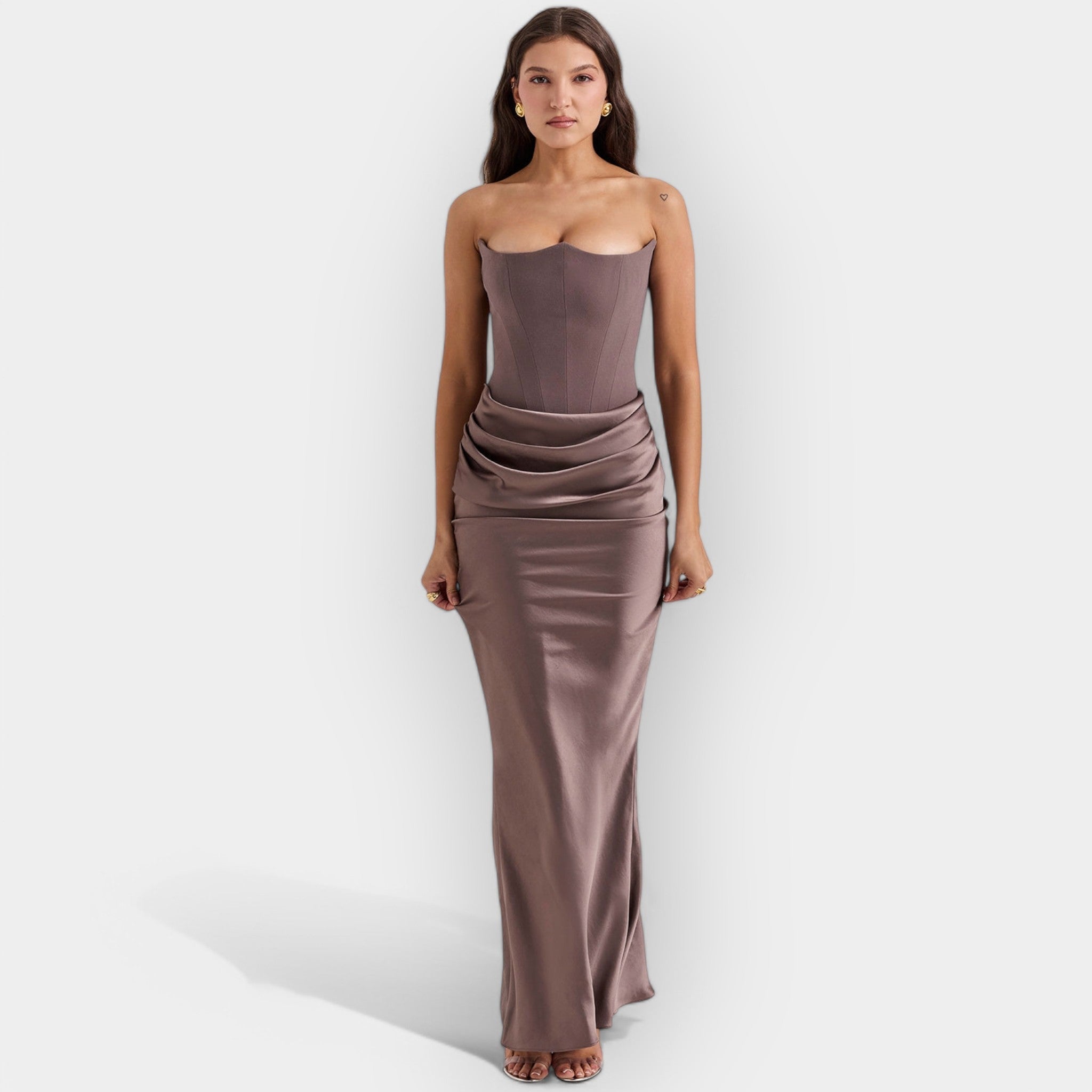 Robe Maxi avec Charme Parisien