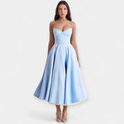 Robe Midi avec Tulle et Style