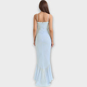 Robe de Soirée Élégante à Volants