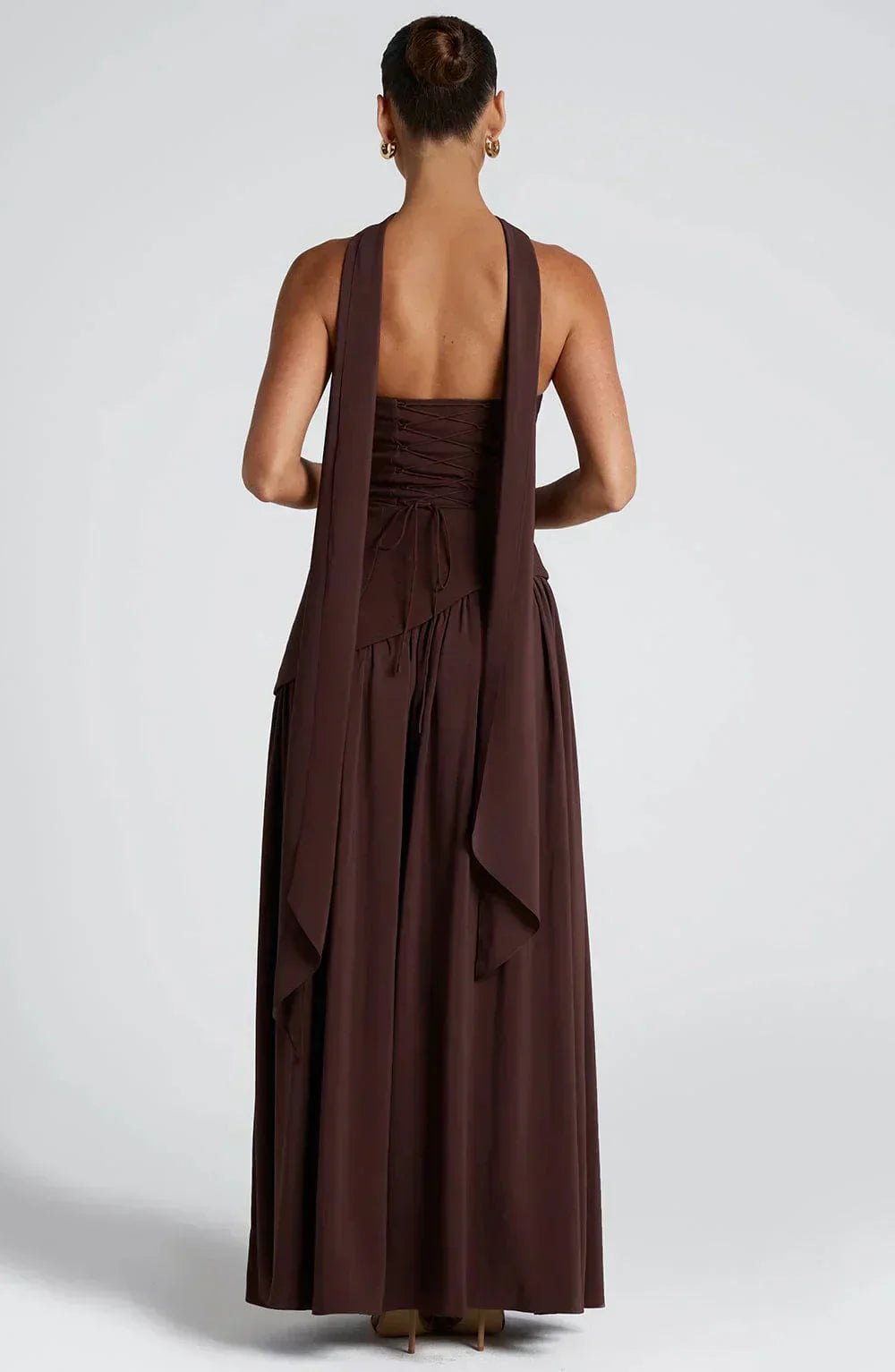 Robe Maxi avec Classe qui Impressionne