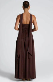 Robe Maxi avec Classe qui Impressionne