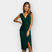 Robe de Soirée avec Plis