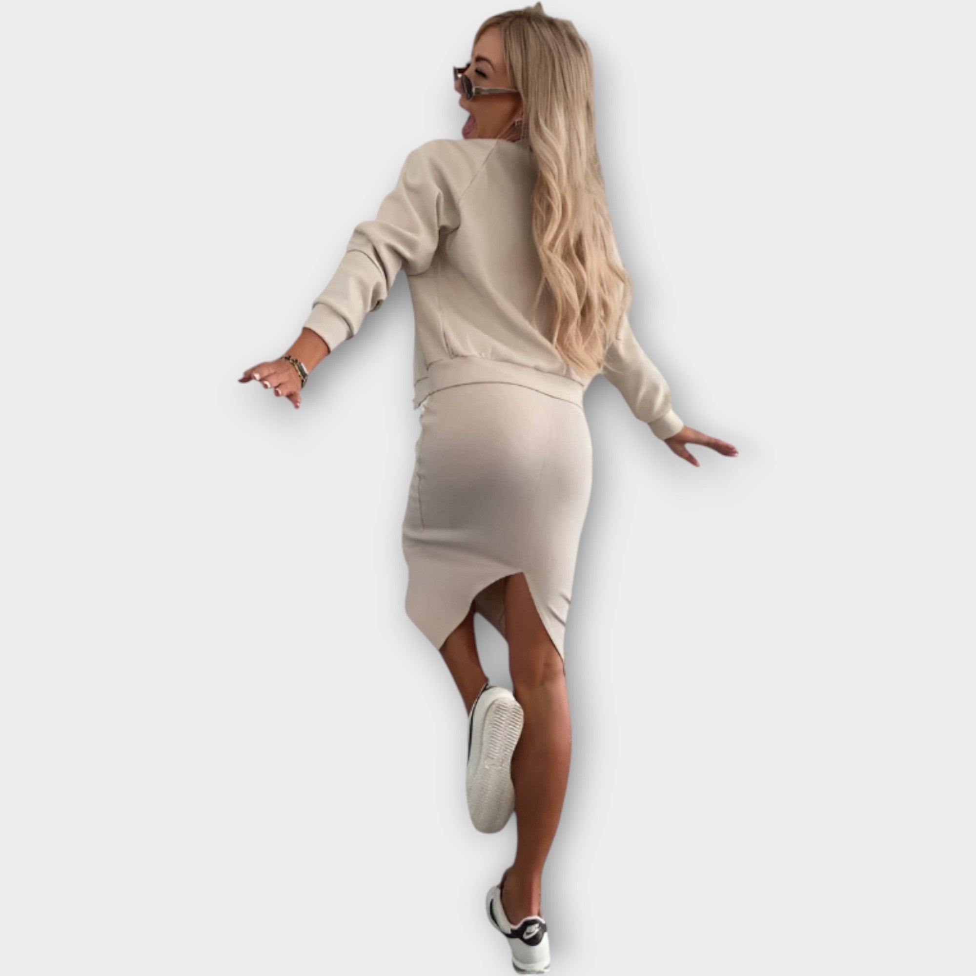 Ensemble de 2 pièces avec robe et blazer