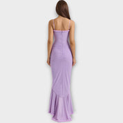 Robe de Soirée Élégante à Volants