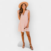 Robe d'été avec shorts cachés et poches