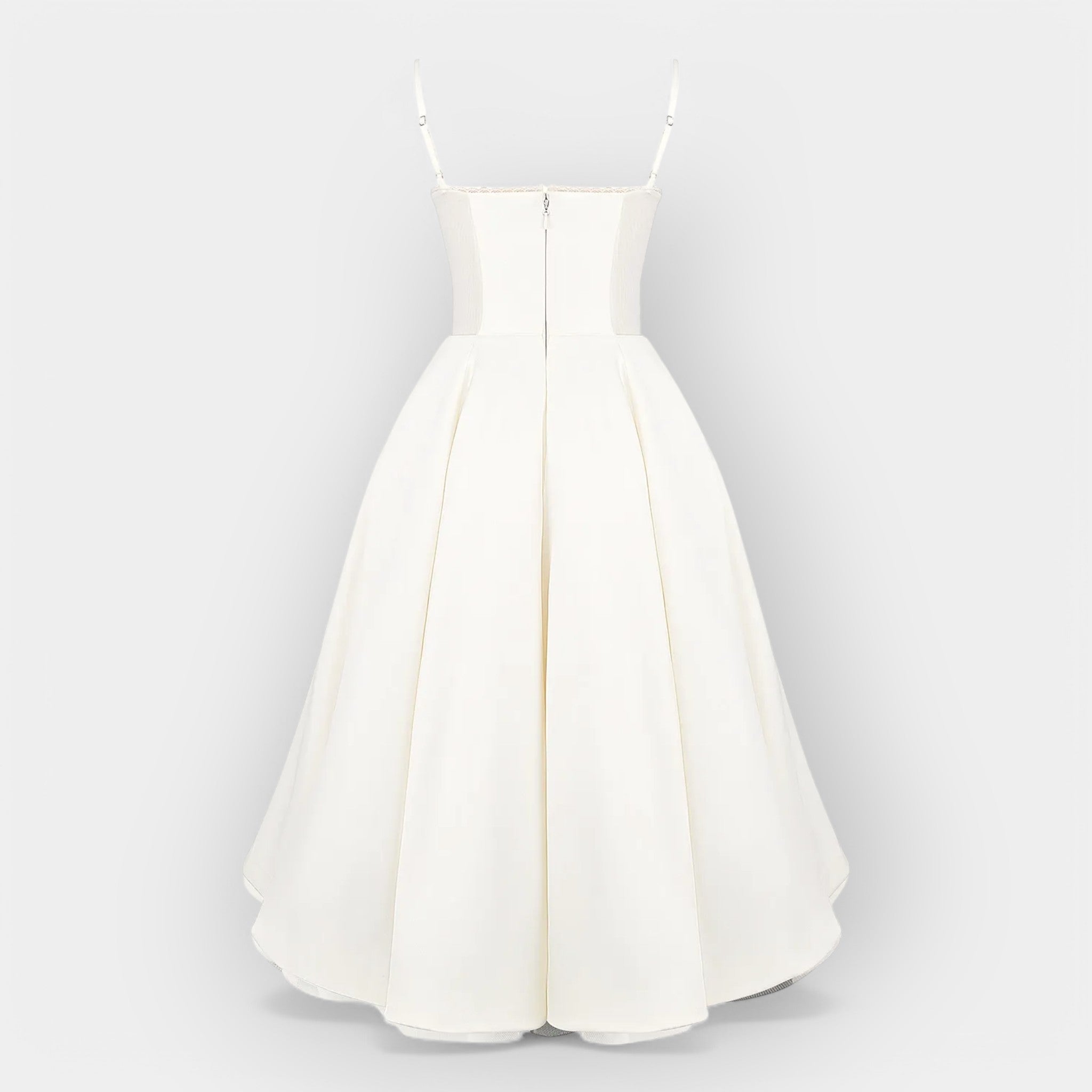 Robe Midi Blanche Simple