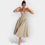 Robe Midi Épurée pour l'Été