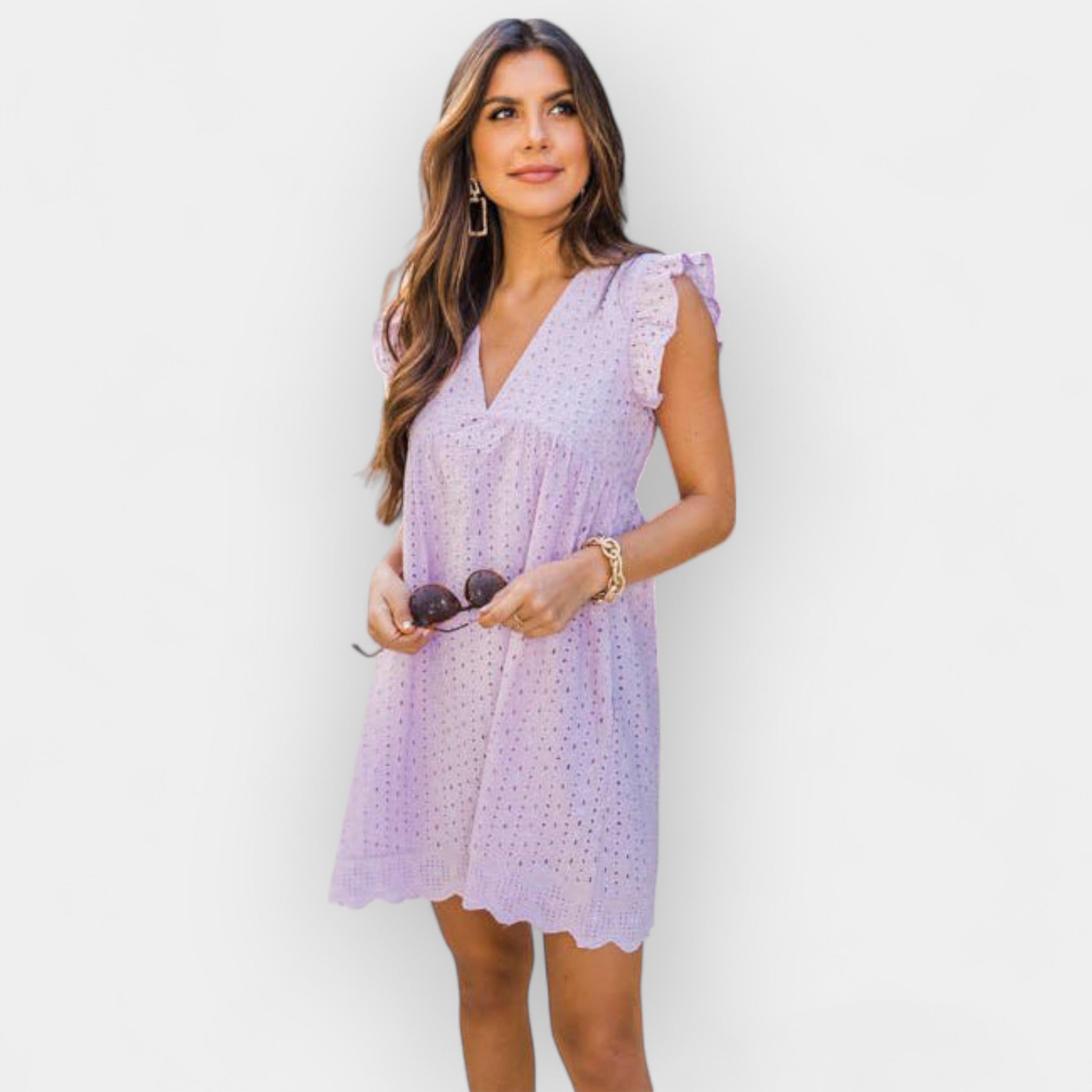 Robe d'été avec shorts cachés et poches